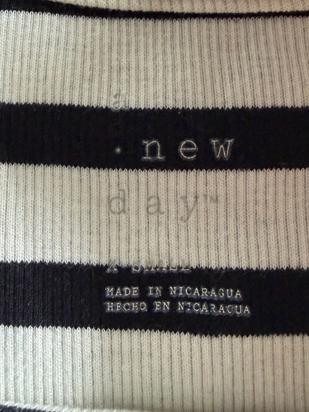 Striped Ribbed Tee - Picture 3 of 6